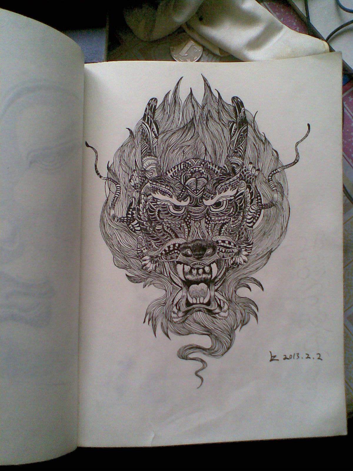 龙头（图ZODUxOTg4OA==） - 商业插画 - 站酷设计师张小墨原创素材 - 站酷ZCOOL