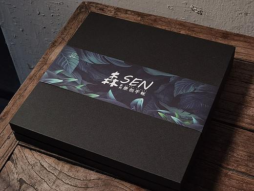 &lt;森系手帐.紫檀木牛油皮&gt;  