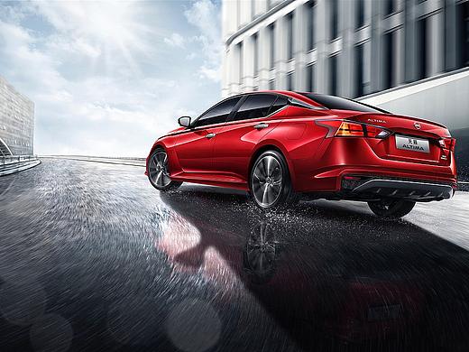 汽车修图——天籁kv路跑