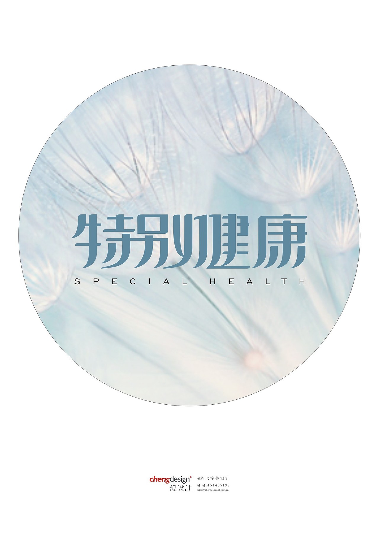 陈飞字体设计特别健康那些字