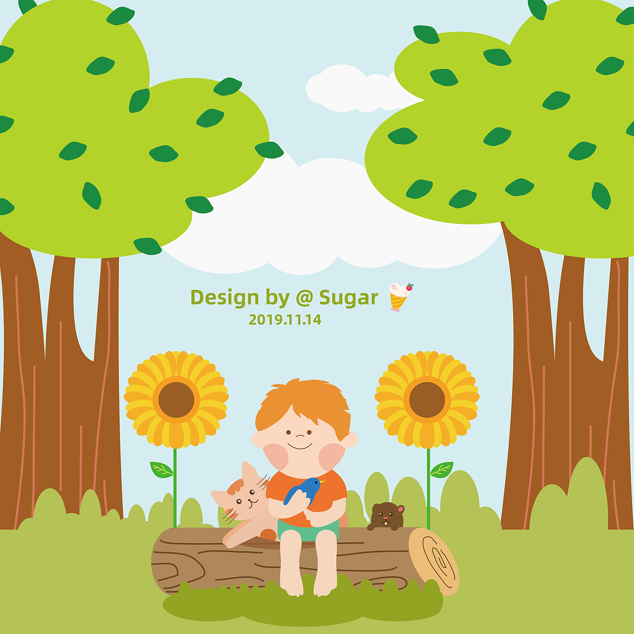 AI矢量插畫風(fēng)景（圖ZMjI3OTA0ODUy） - 商業(yè)插畫 - 站酷設(shè)計師糖甜甜吖原創(chuàng)素材 - 站酷ZCOOL