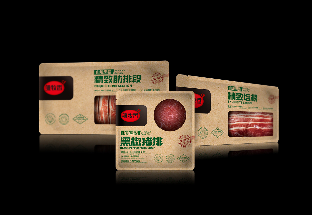 雏牧香 生态肉系列包装