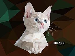 low poly-cat