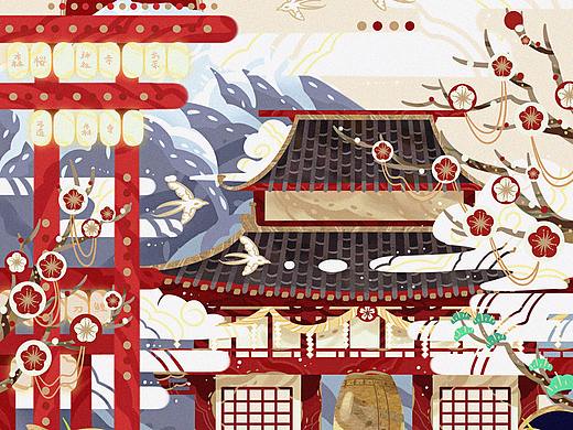 守望先锋同人插画——花村（个人主页-ZMzg3Njk5MjQ=） - 商业插画 - 站酷设计师嗜嗜啊原创素材 - 站酷ZCOOL