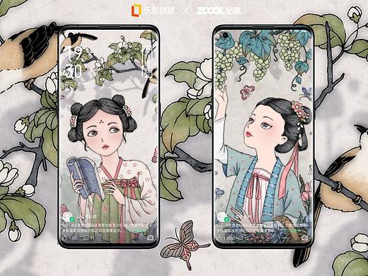 古风少女（个人主页-ZNTQ0NjI2MzI=） - 海报 - 站酷设计师猫面包树原创素材 - 站酷ZCOOL