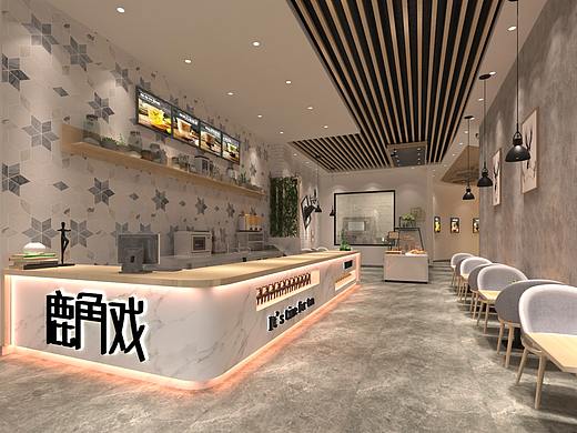 奶茶店，欧包店店铺设计