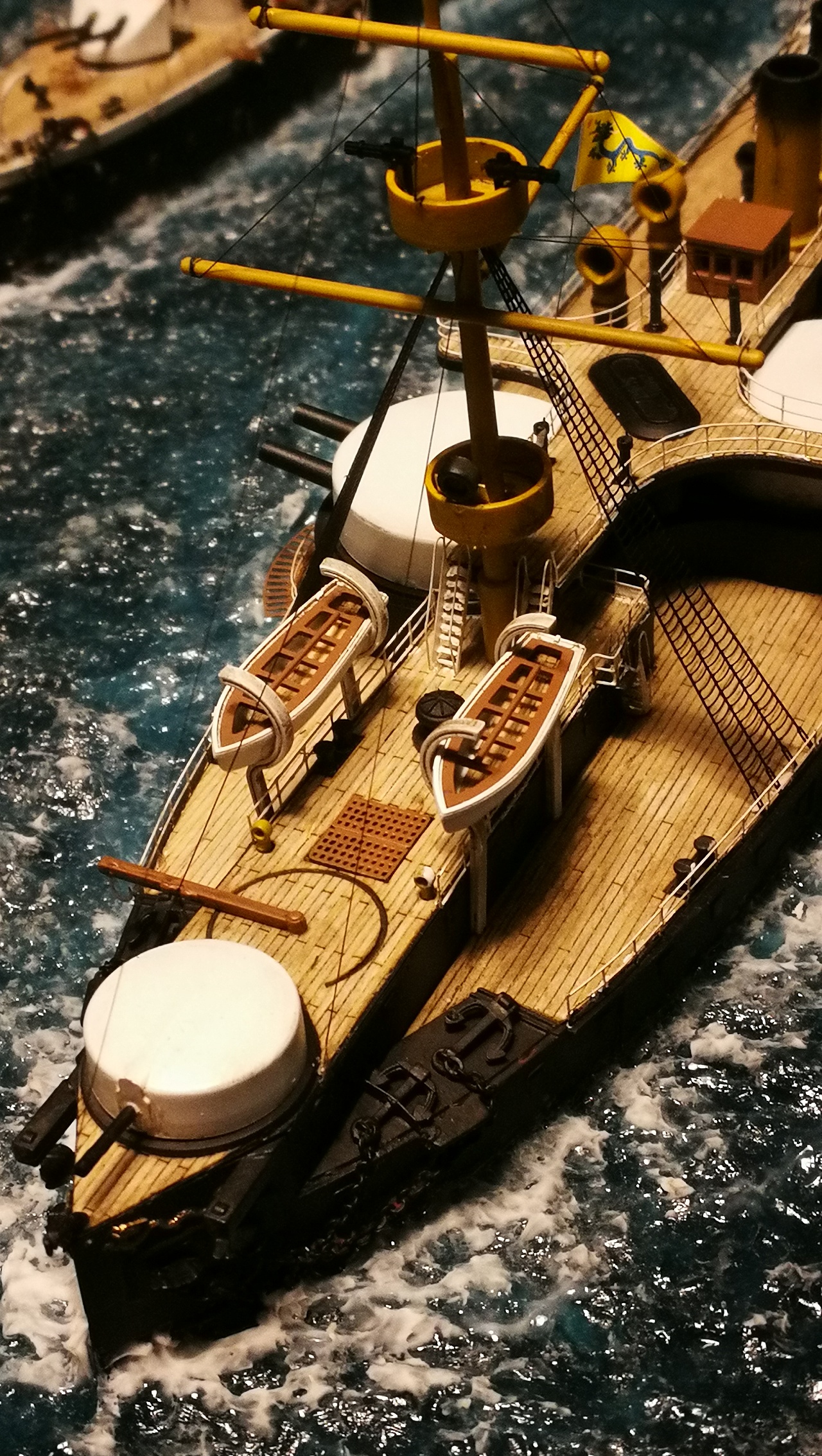 北洋水师水景模型