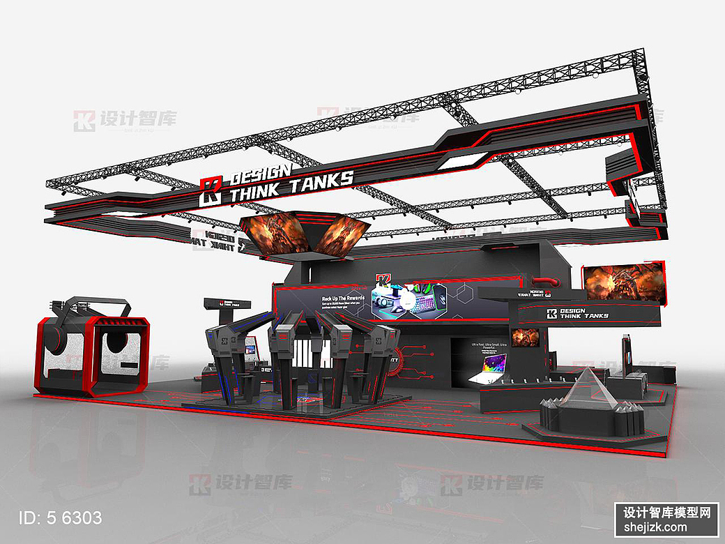 19x15游戏展3D设计（图ZMjA4NTE3MTA0） - 其他三维 - 站酷设计师KONGHE原创素材 - 站酷ZCOOL