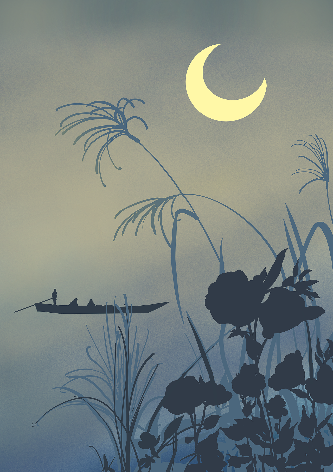 古风传统夜景