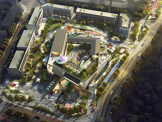 【商业街区设计】火星小镇公园式主题商业街案例分享