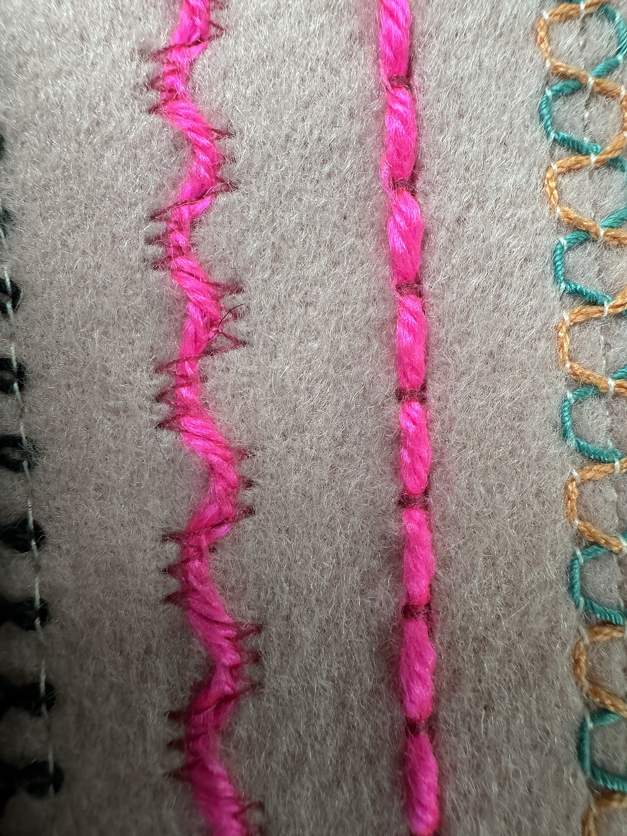 花样人字车钉毛线装饰缝毛线结 花样人字车改装,将粗