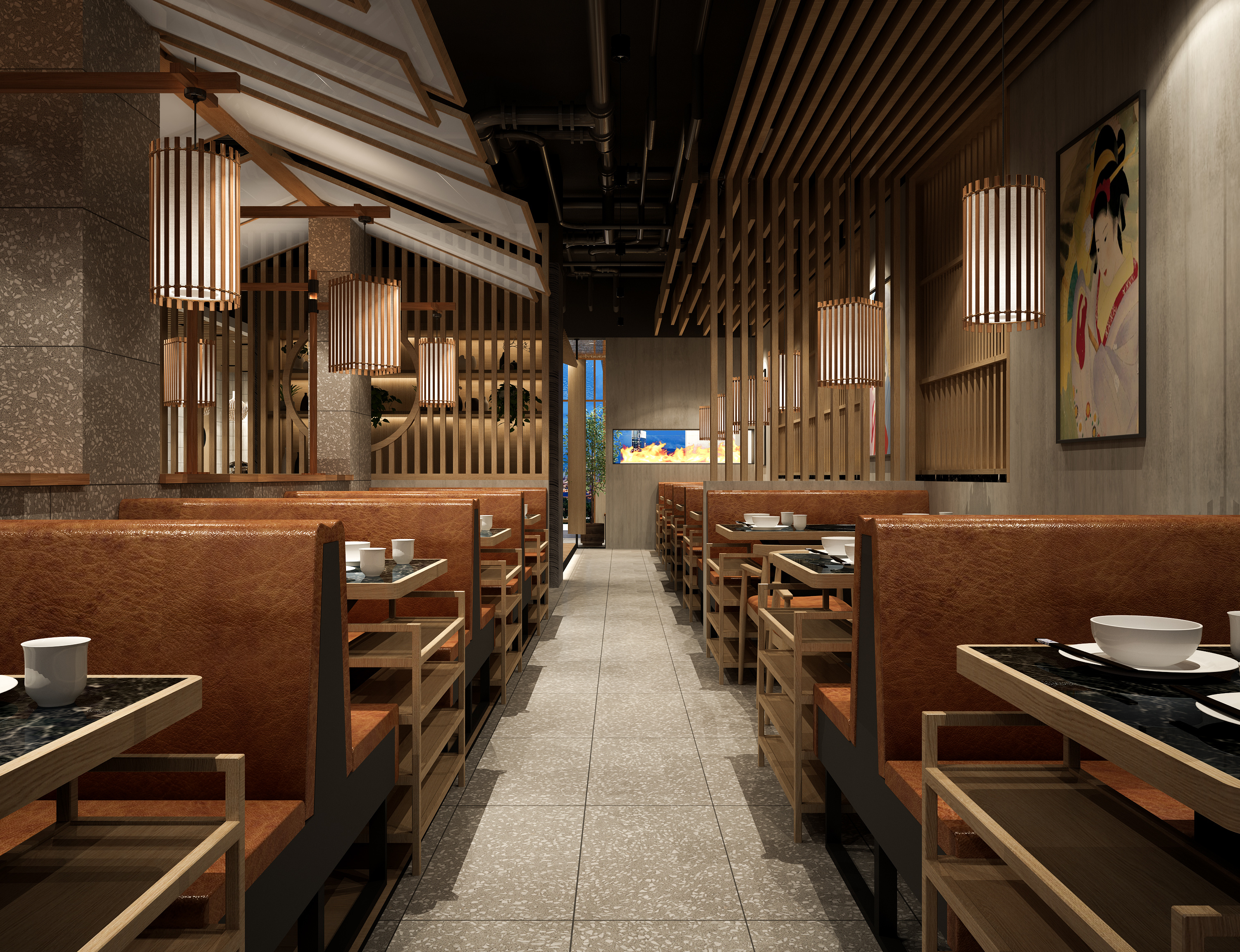 合肥餐饮店设计—加拿大烧烤店设计