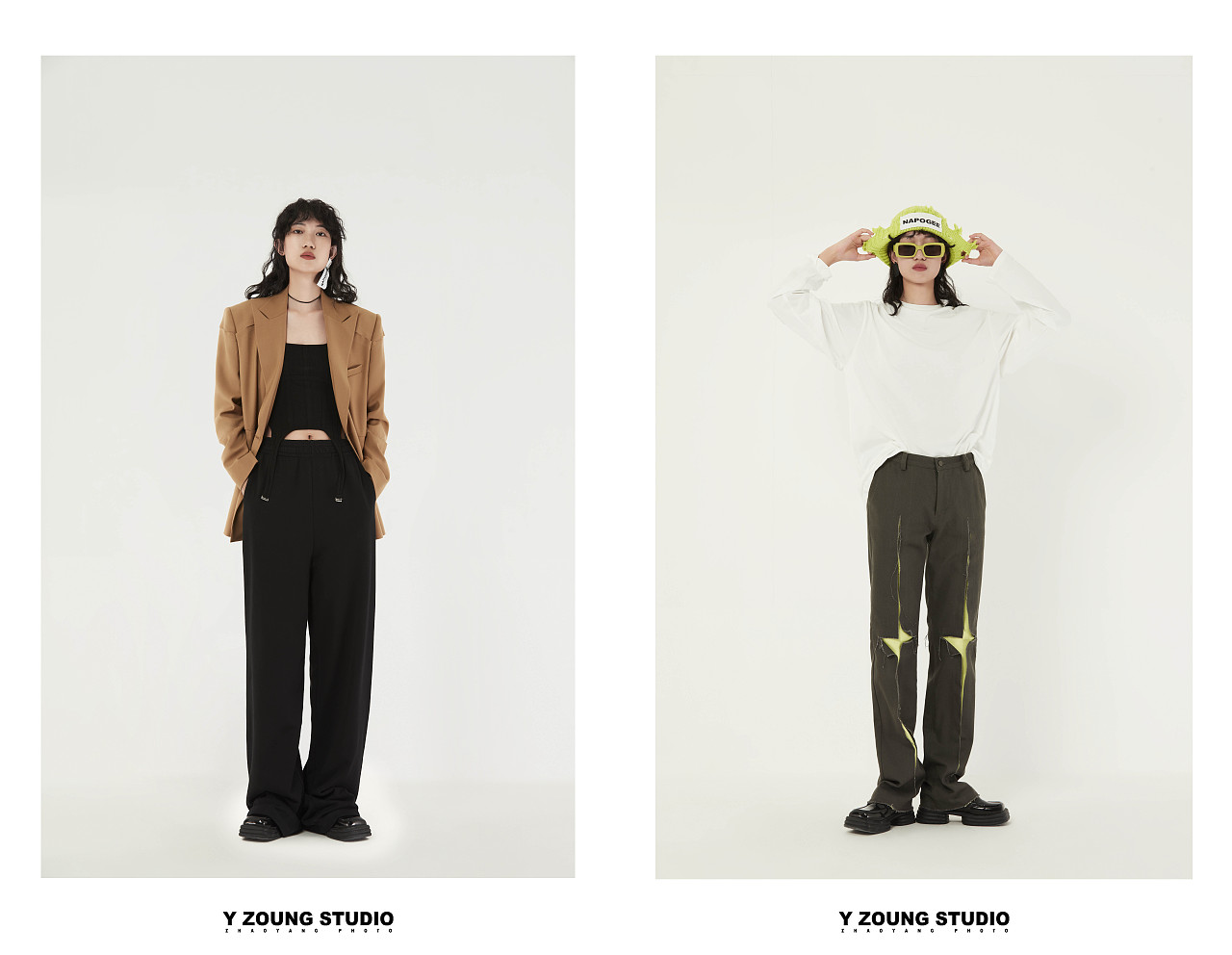 品牌「NAPOGEE」2022ss x Y-ZOUNG studio lookbook