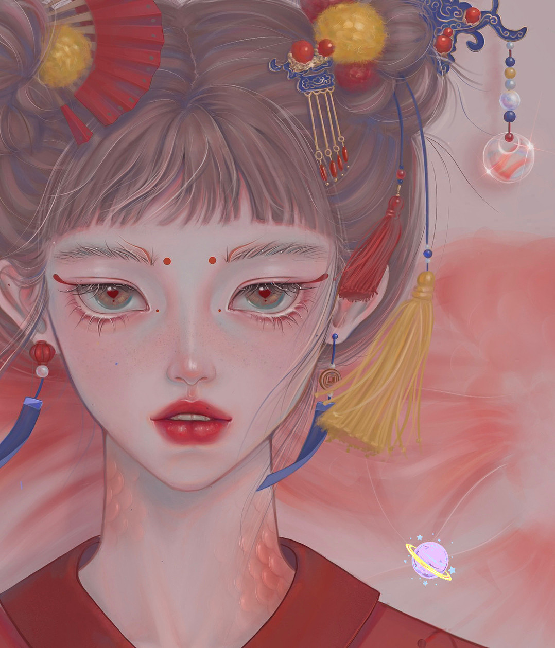 半原创人像插画练习