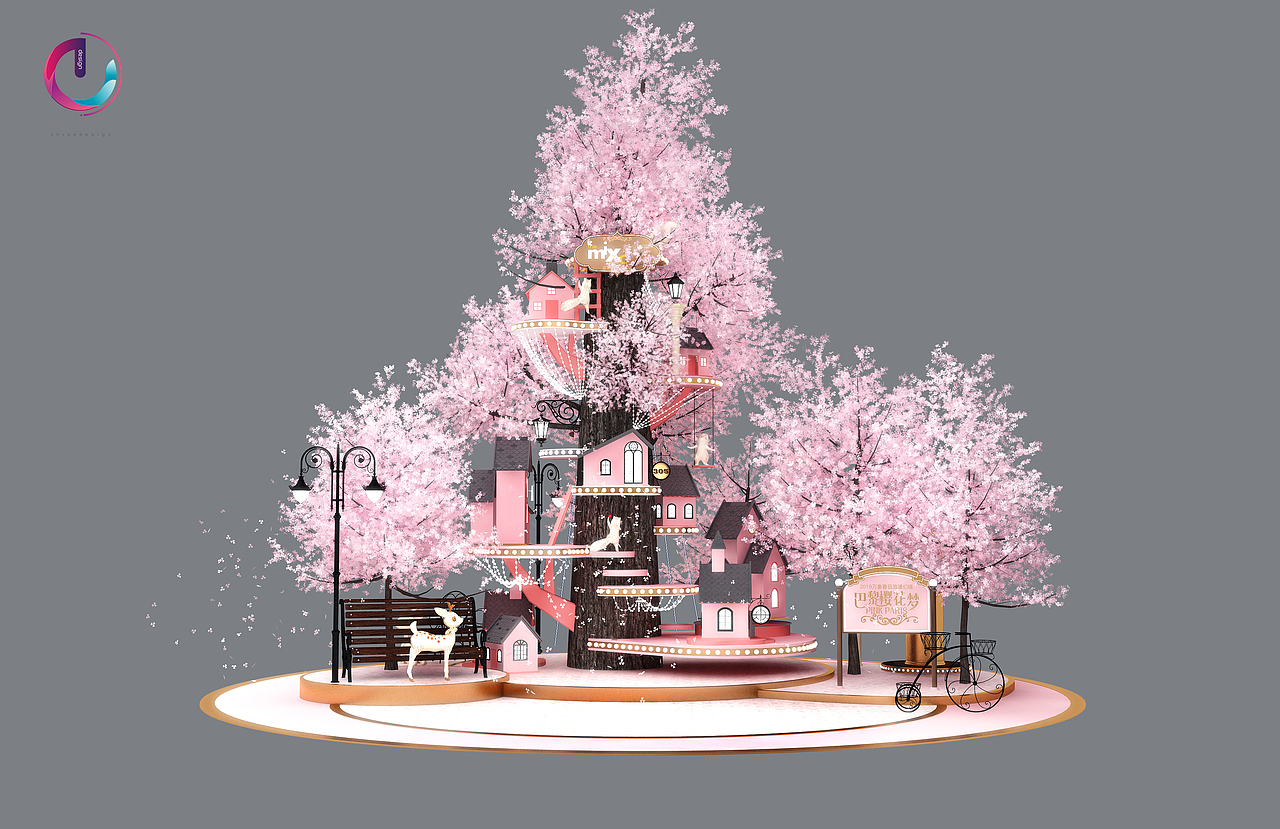 万象汇季度美陈|三维|场景|懿依芯诺 - 原创作品 - 站酷 (zcool)