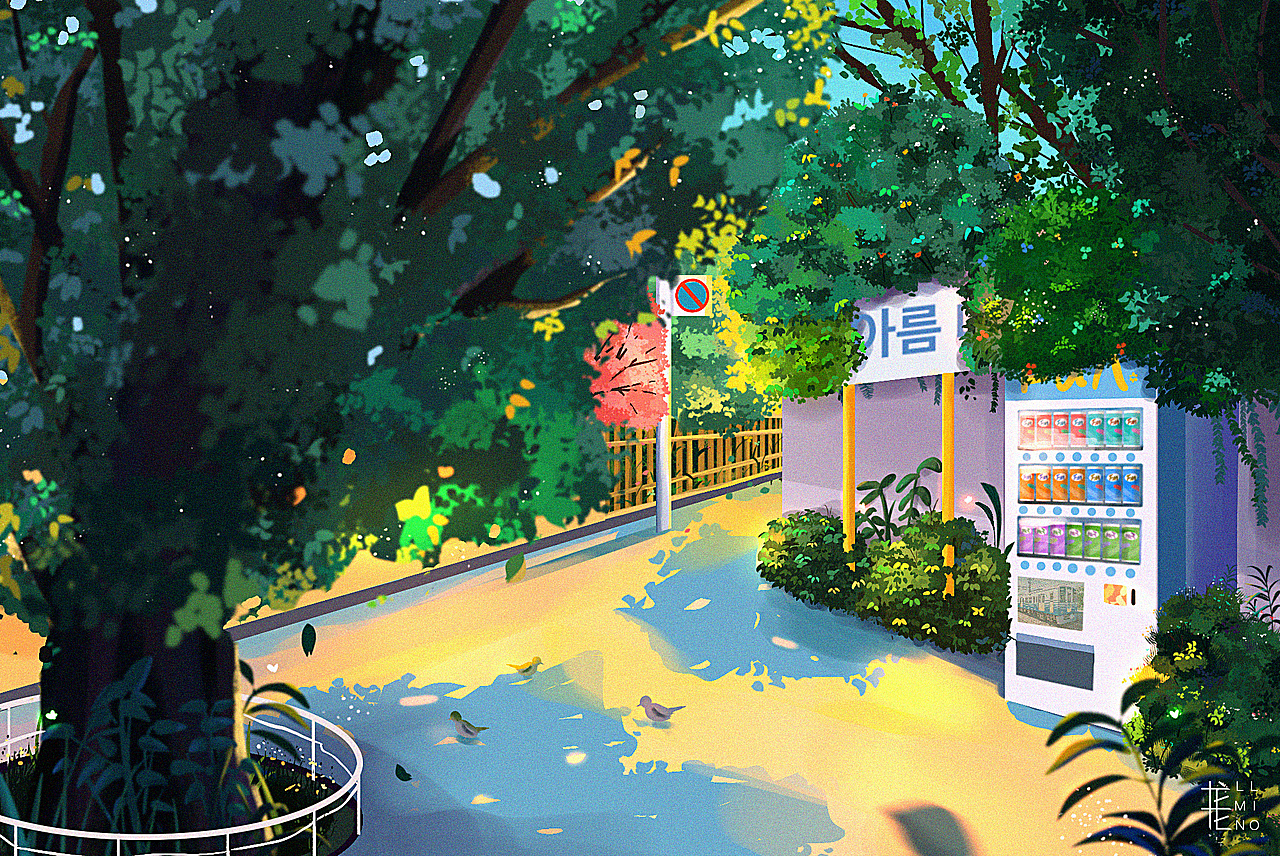 ipad插画-夏日场景系列（图ZMjIxMDE3MTgw） - 商业插画 - 站酷设计师龙龙Mino原创素材 - 站酷ZCOOL