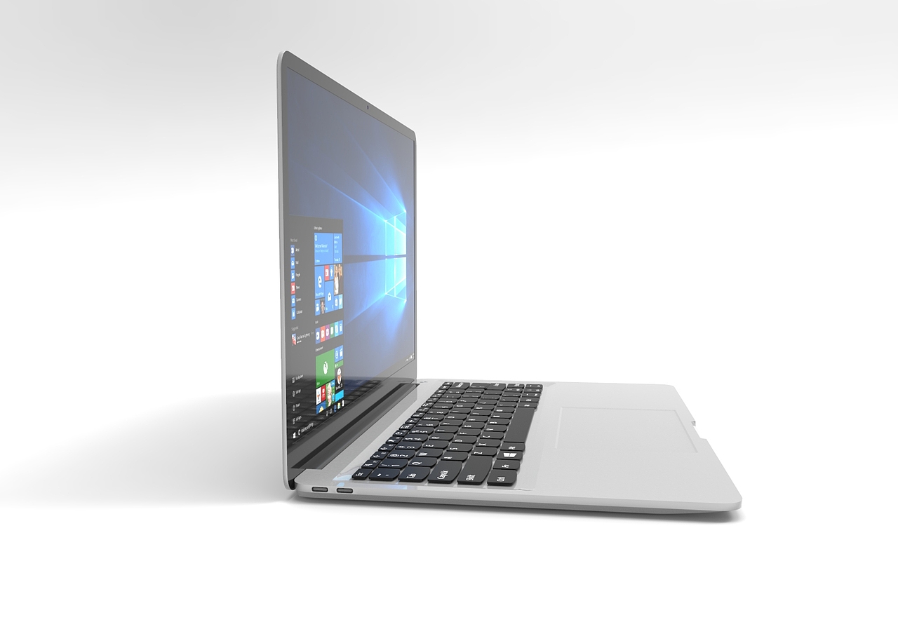 电脑外观模型渲染图