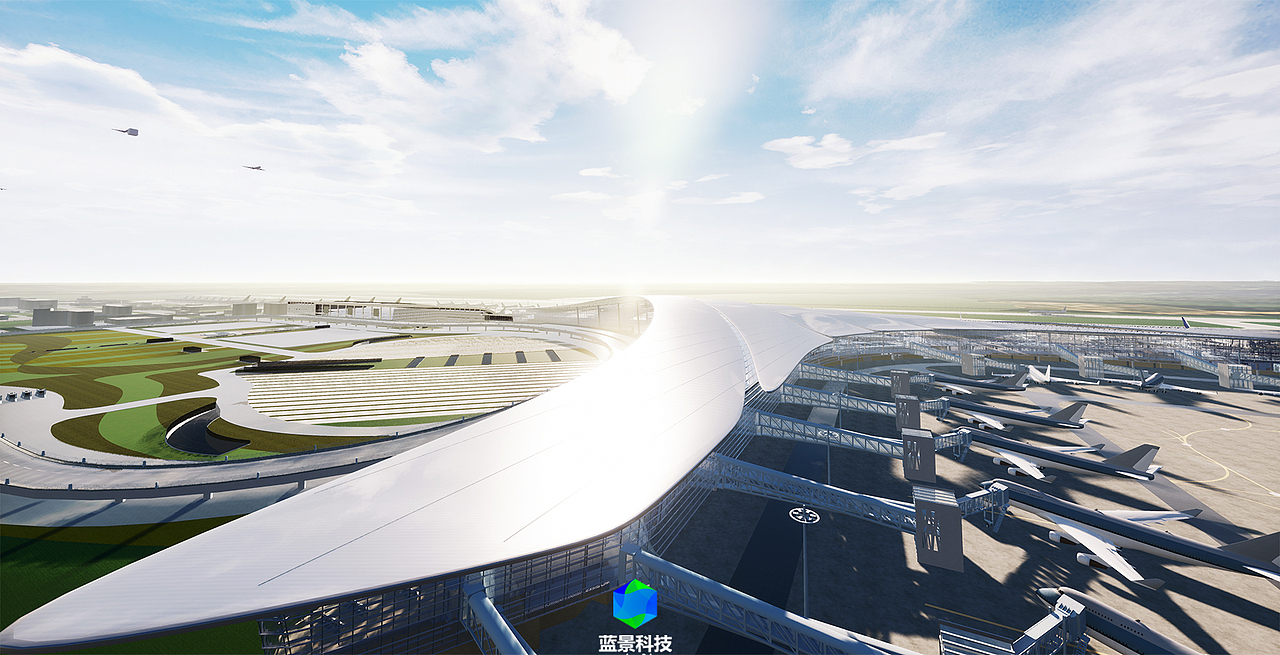 机场 航空 航天 虚拟现实大数据 VR 虚幻引擎制作 ue4