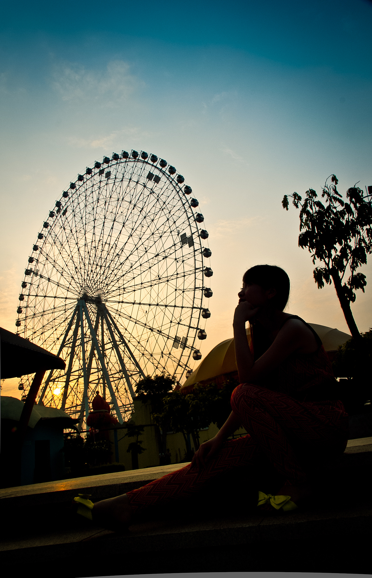 摩天轮练习拍拍|摄影|人像摄影|ciciwins_原创作品-站酷zcool