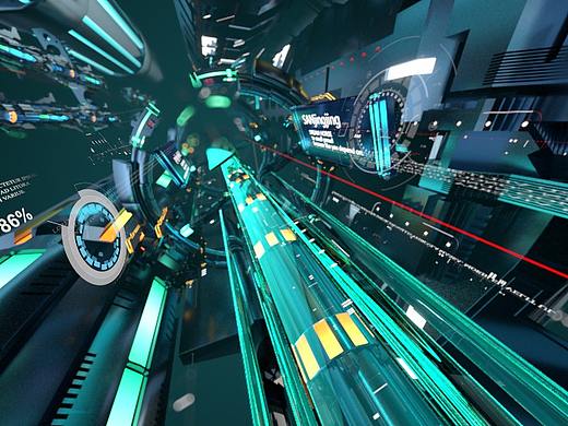 C4D科技空间动画 