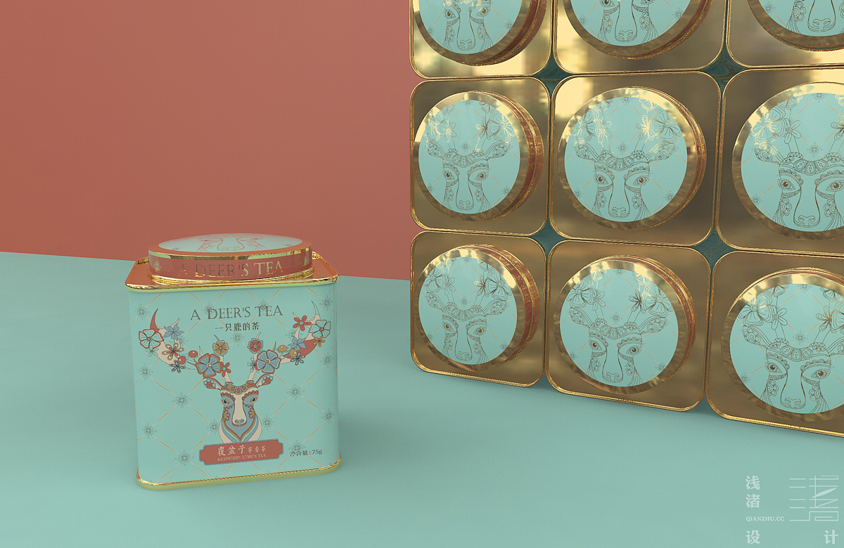 哈尔滨包装设计/一只鹿的茶/A DEER'S TEA
