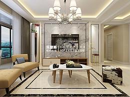 石家庄润德天悦城B区137㎡三居室现代简约装修效果图