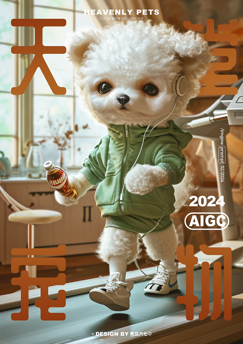 AIGC天堂宠物是精灵（图ZMzYwNDkxMTY4） - AI作品 - 站酷设计师LLQ柳青青原创素材 - 站酷ZCOOL