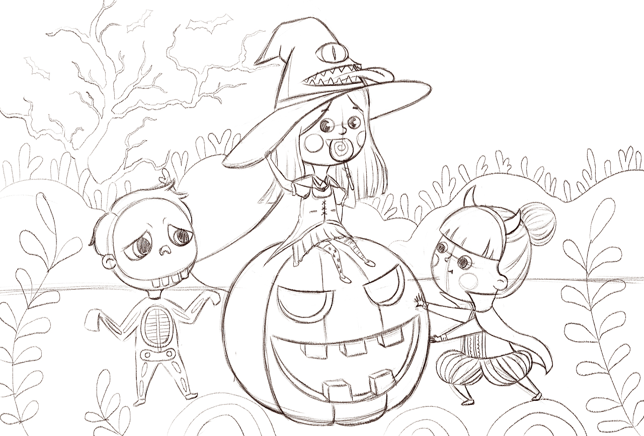 万圣节手绘绘本作品信息创作时间2020/10/26万圣节0添加表情喜欢ta的