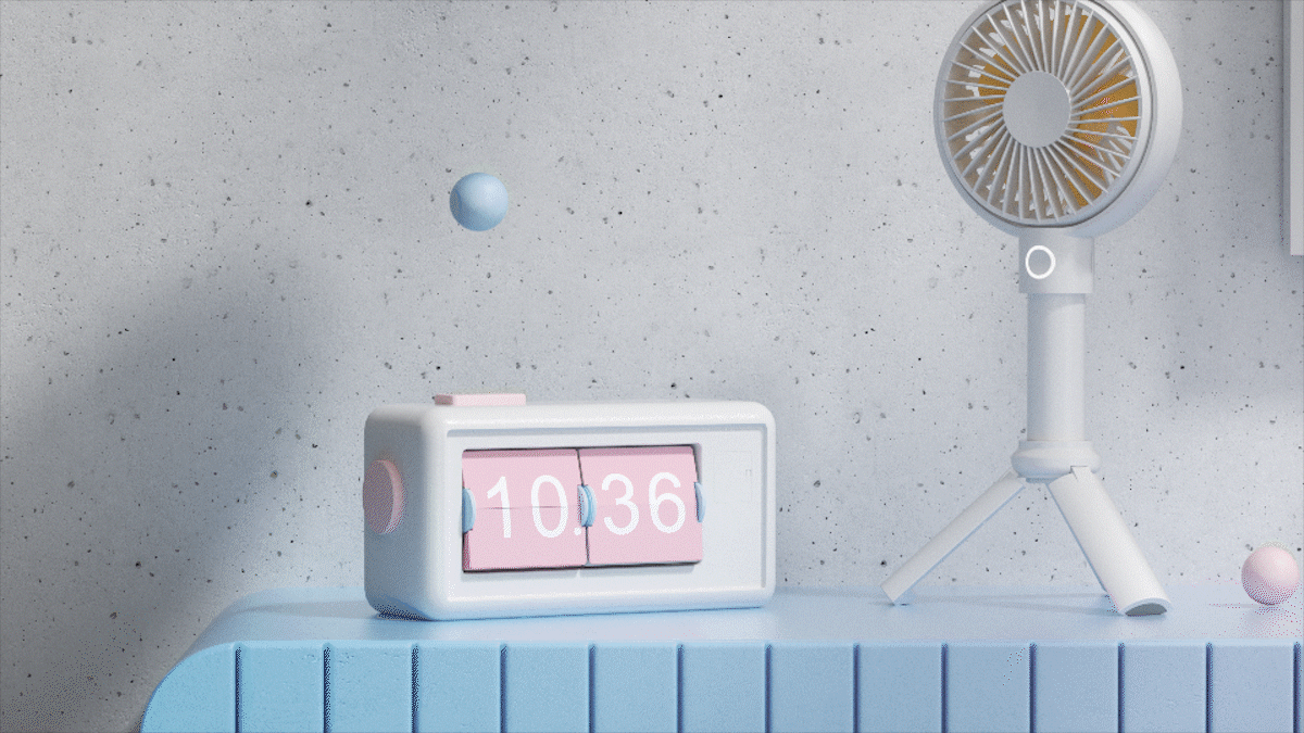 c4d & OC 小风扇产品视频（图ZMjEyMzI1NTA4） - 动画/影视 - 站酷设计师鬼魅欧巴原创素材 - 站酷ZCOOL