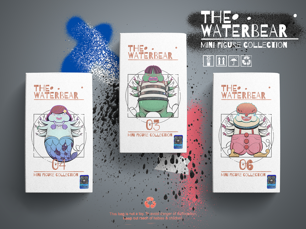 水熊虫“小美”系列潮流玩具设计