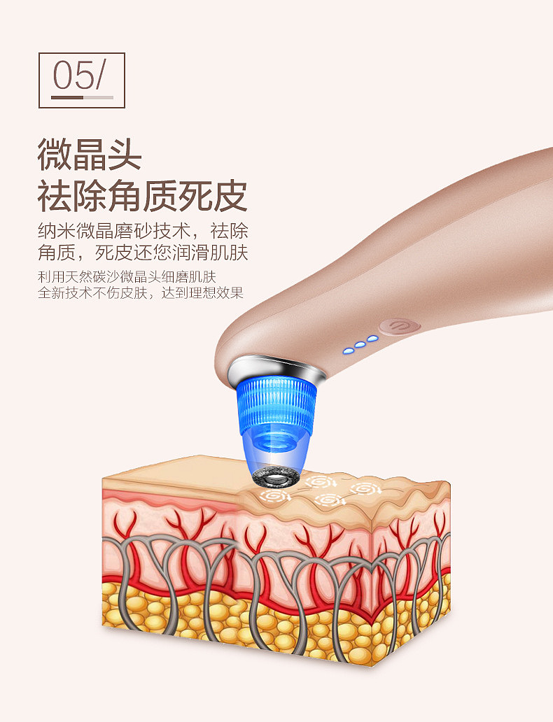 吸黑头神器电动吸毛孔清洁器面部美容粉刺祛黑头嫩肤仪