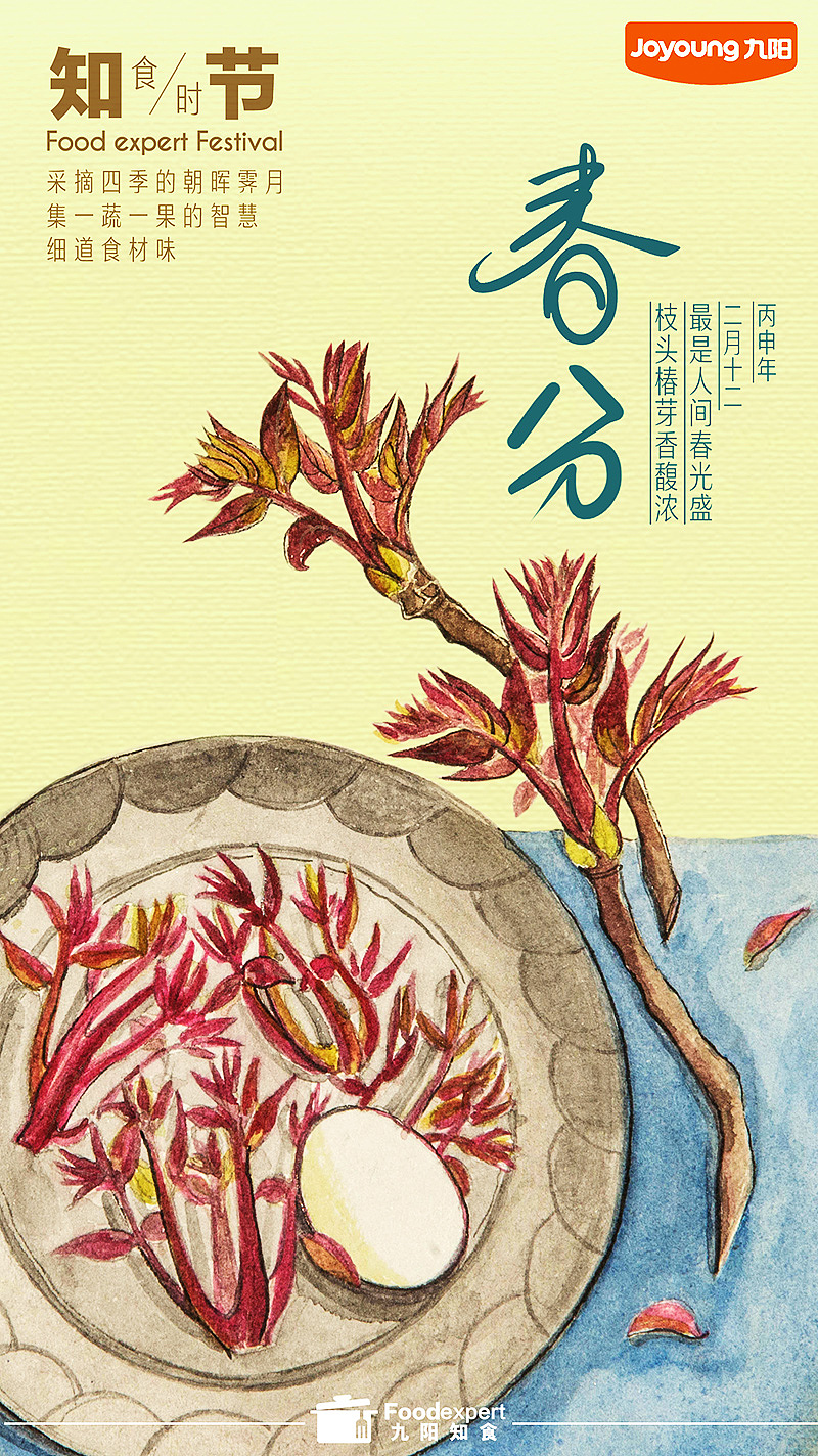 今日春分一把香椿不负春光