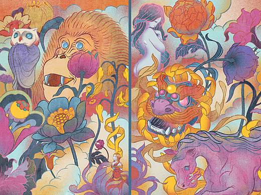 e域之城 巴士载梦 新的绿动（个人主页-ZNDIwNDEzNTY=） - 商业插画 - 站酷设计师金波GDPN原创素材 - 站酷ZCOOL