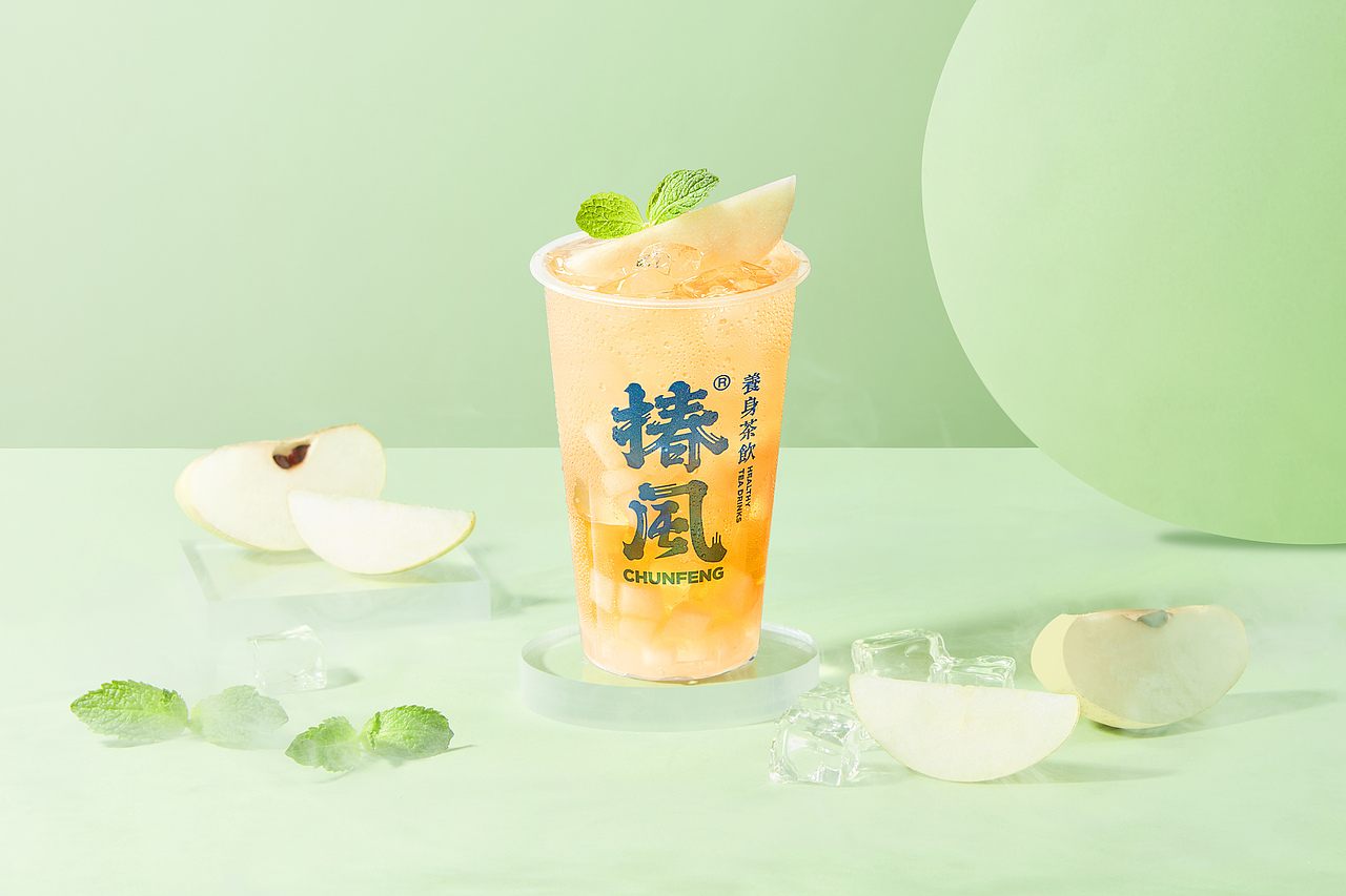 饮品摄影｜椿风茶饮 夏日清凉饮品（图ZMjU3NzkyODQ0） - 产品摄影 - 站酷设计师卤咸RUN原创素材 - 站酷ZCOOL