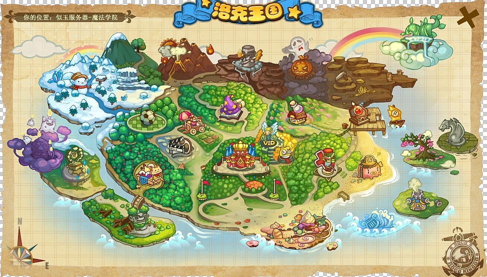 各种q版地图~深圳|插画师宿宿