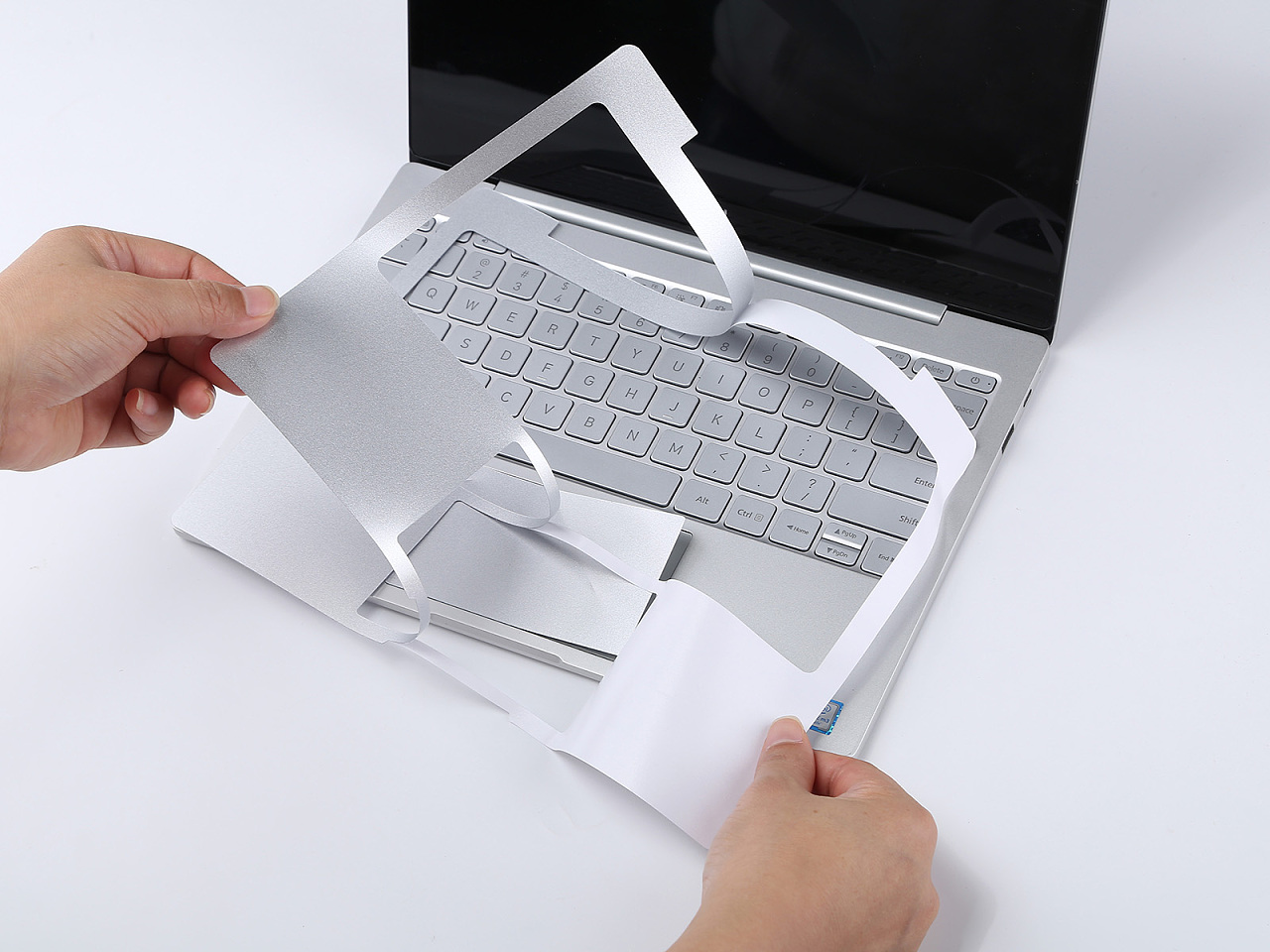 电脑保护膜拍摄