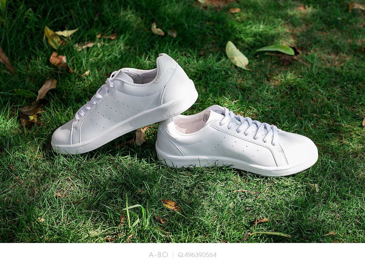 李宁白色运动鞋摄影练习-阿波