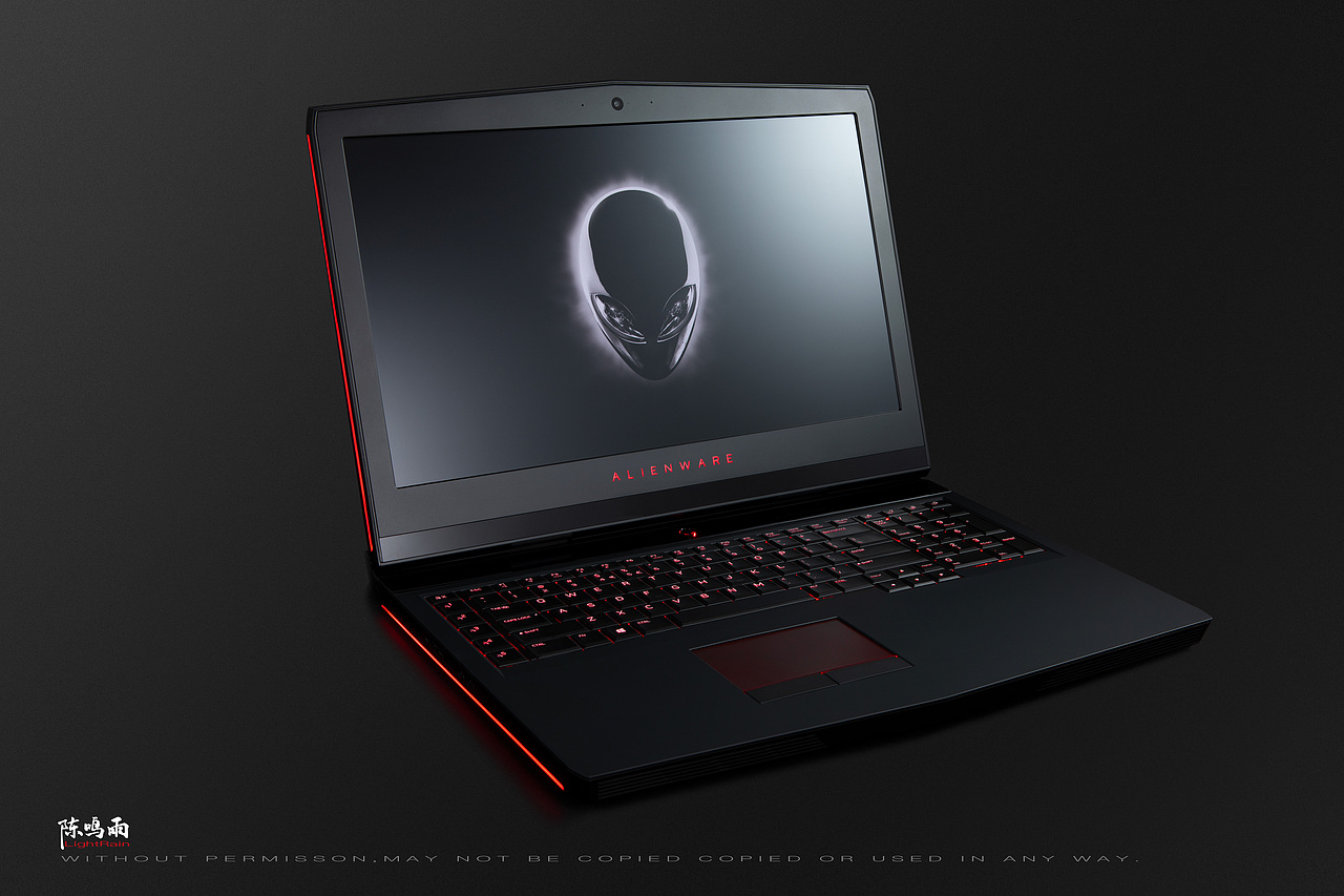 外星人笔记本电脑拍摄