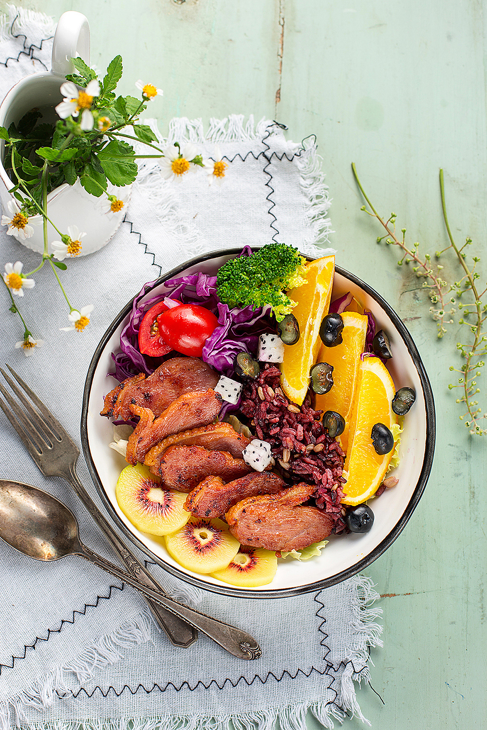 夏天的味道厦门沙拉轻食菜品上门拍摄的美食摄影师
