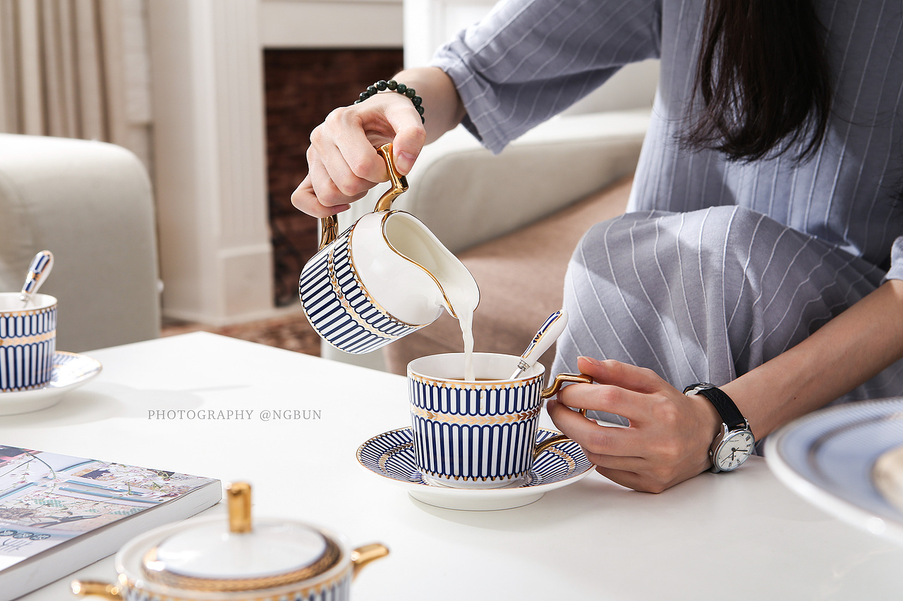 下午茶 | 英式咖啡茶具套装（图ZMTIyMjgxMTE2） - 产品摄影 - 站酷设计师NGBUN原创素材 - 站酷ZCOOL