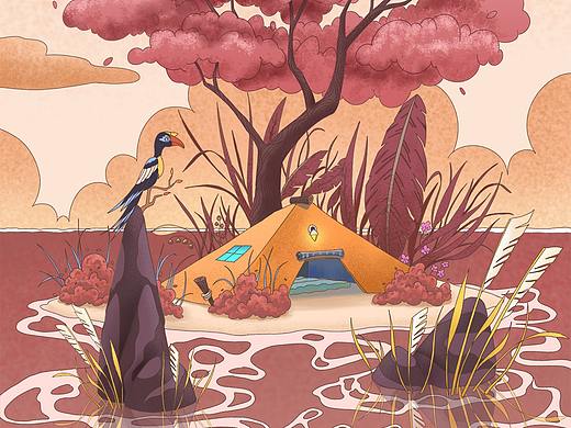 露營小島（個人主頁-ZNTM0NTU1MDg=） - 創(chuàng)作習(xí)作 - 站酷設(shè)計師RENathanasy原創(chuàng)素材 - 站酷ZCOOL