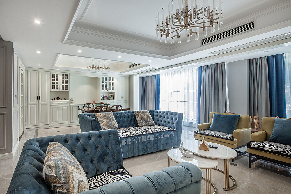 别墅全案设计,兄弟装饰别墅全案设计,复地花屿城装修