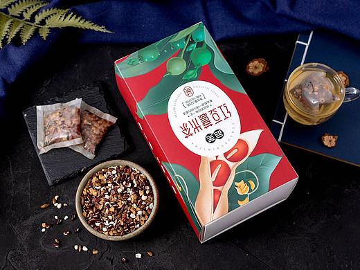 红豆薏米茶包装｜代餐食品｜花茶包装｜女性茶