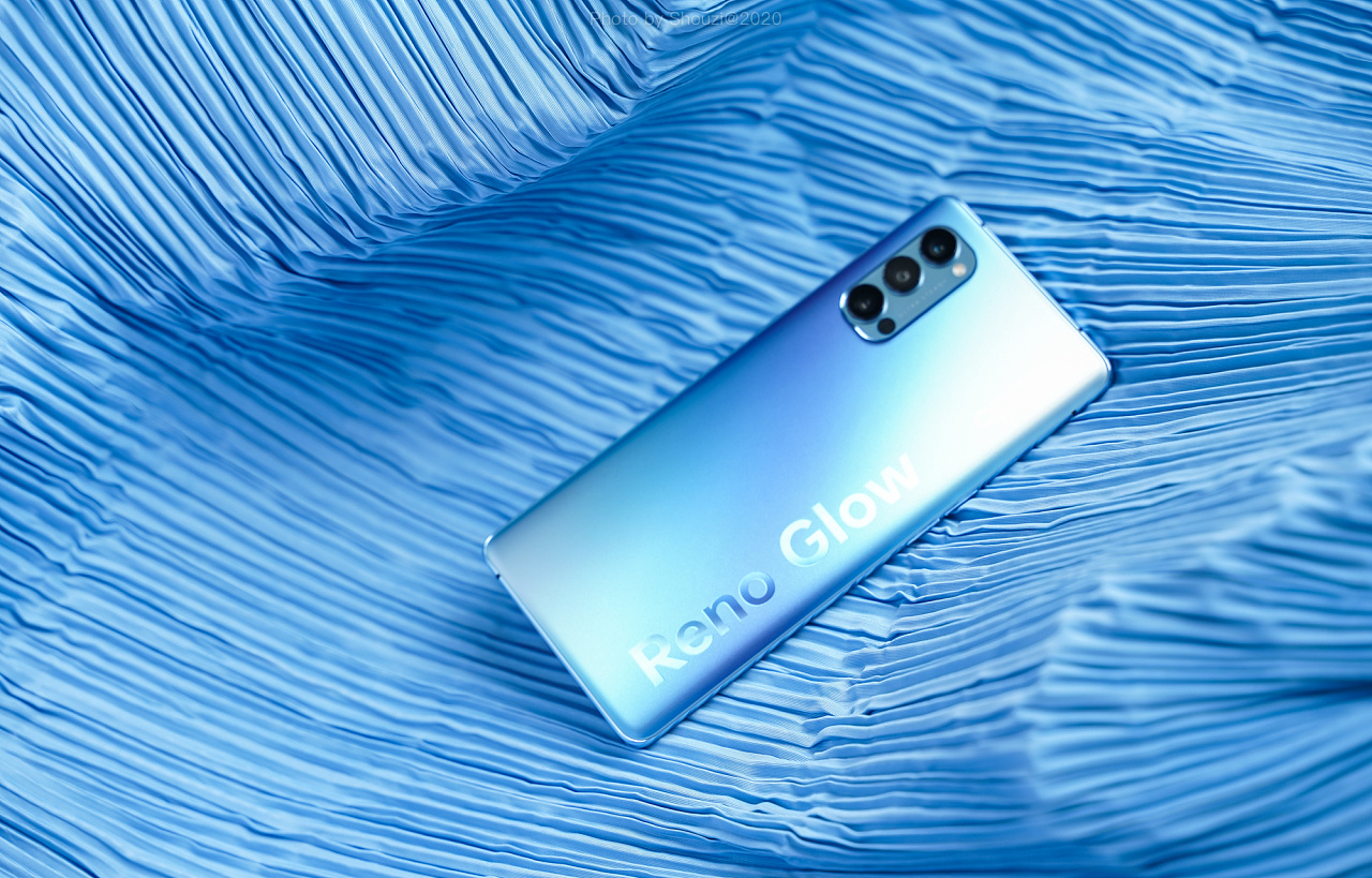 oppo reno4 pro 晶钻蓝