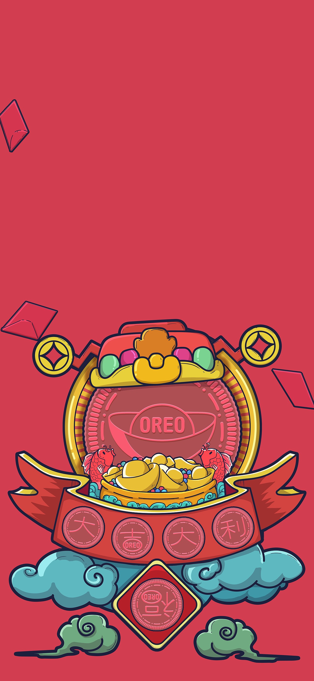 奥利奥插画配图