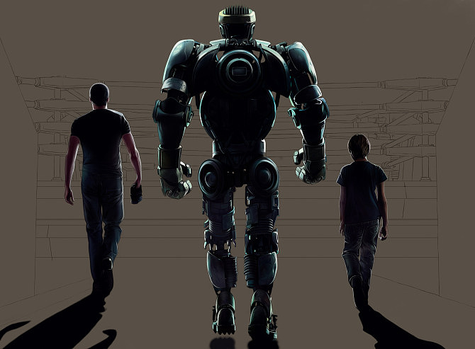 PS手绘教程：铁甲钢拳 海报（图ZNTg3NTgyMA==） - 创作习作 - 站酷设计师野孩子涂鸦原创素材 - 站酷ZCOOL