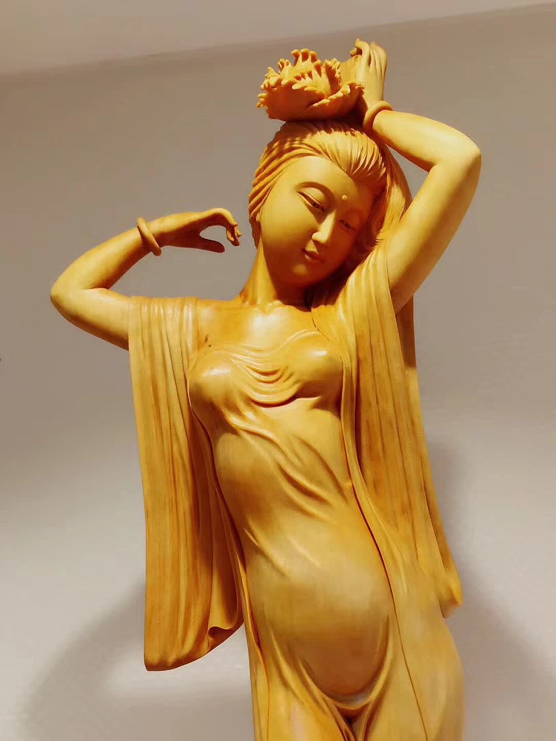 黄杨木雕刻四大美女