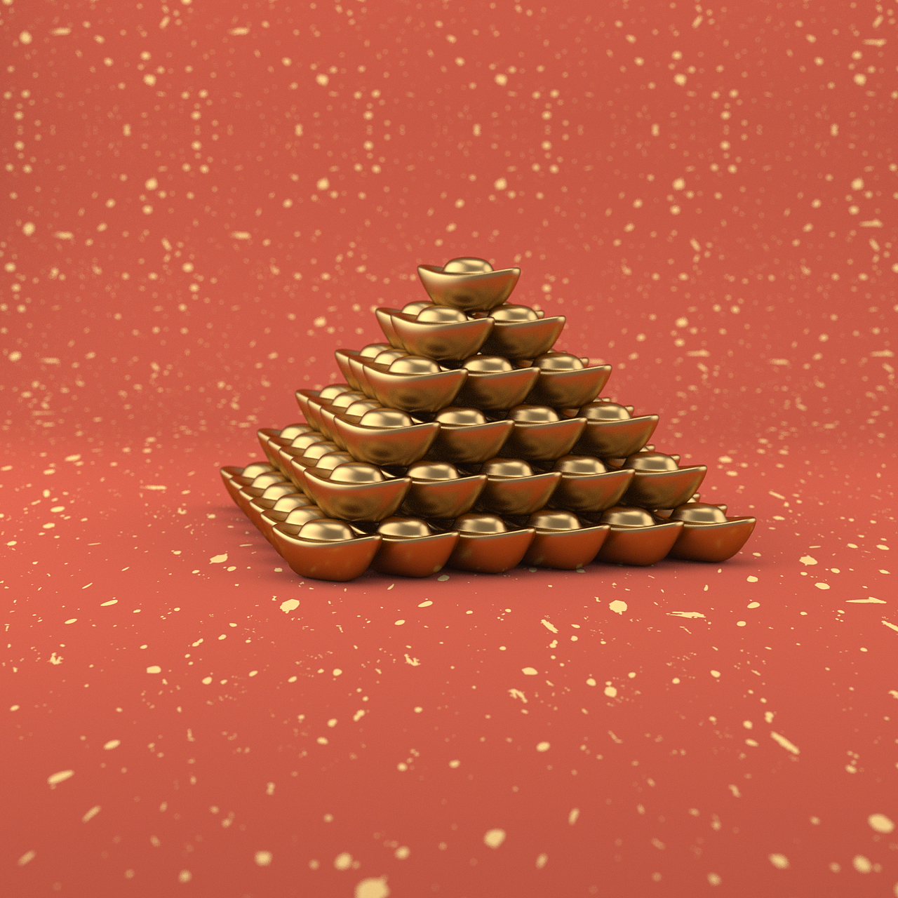 C4D金元宝（图ZMjkyOTE4MjIw） - 场景 - 站酷设计师骑着小猫去捉鱼原创素材 - 站酷ZCOOL