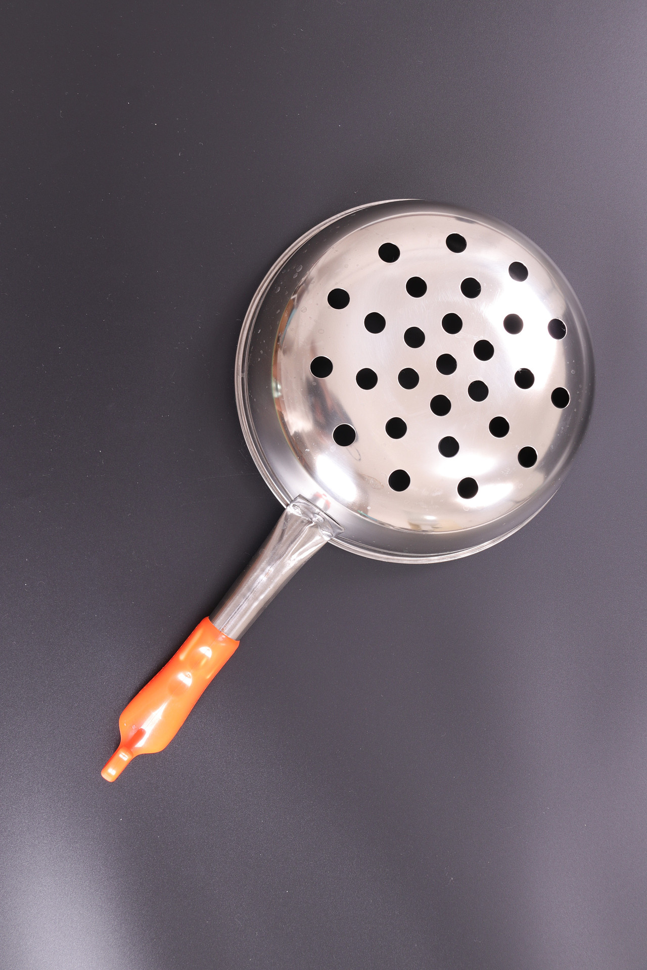 c02-烹饪用具37塑料柄漏鱼勺