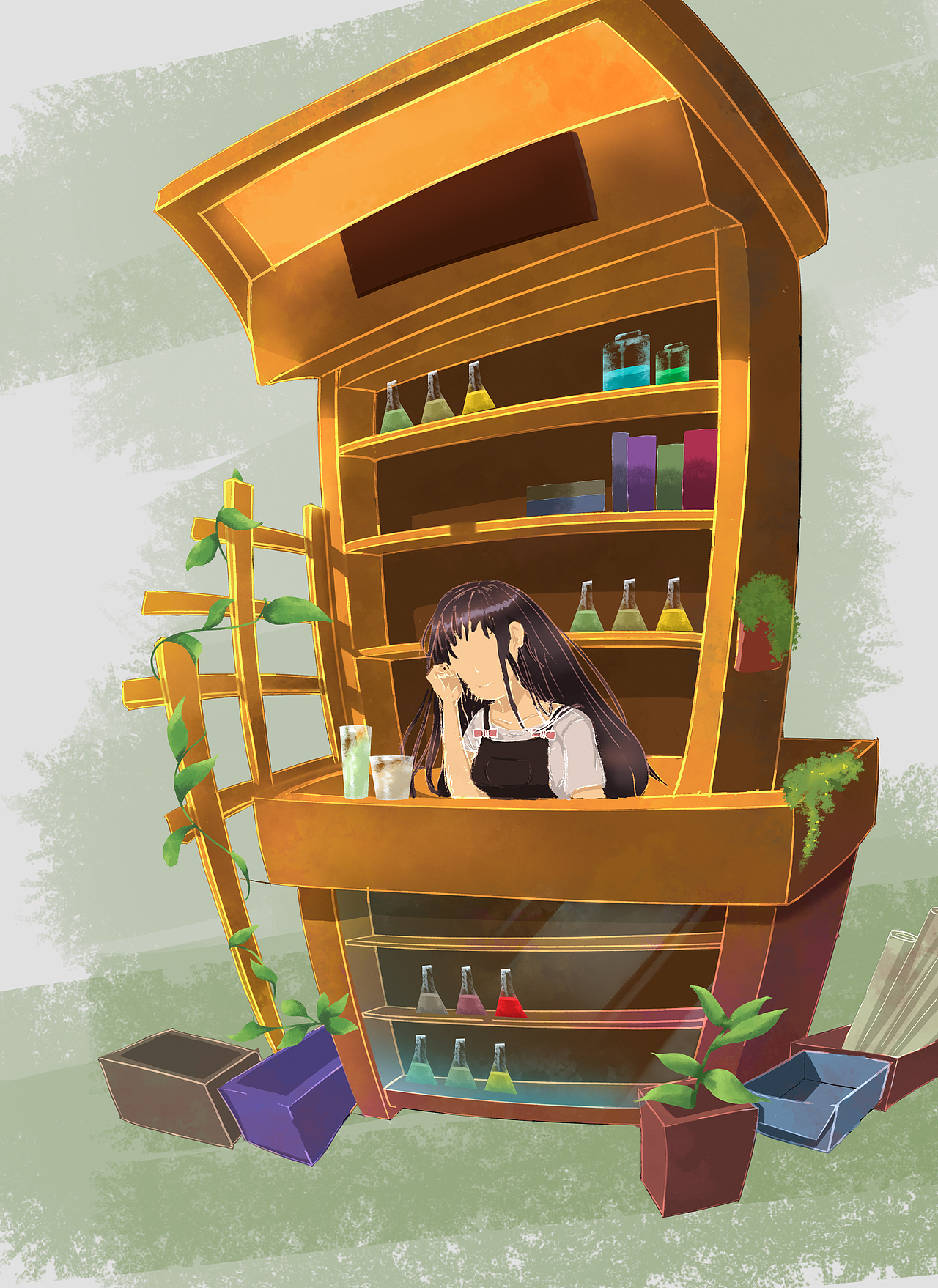 2021年手绘入门练习（图ZMjkwMjA0NTQ0） - 创作习作 - 站酷设计师草青黄原创素材 - 站酷ZCOOL